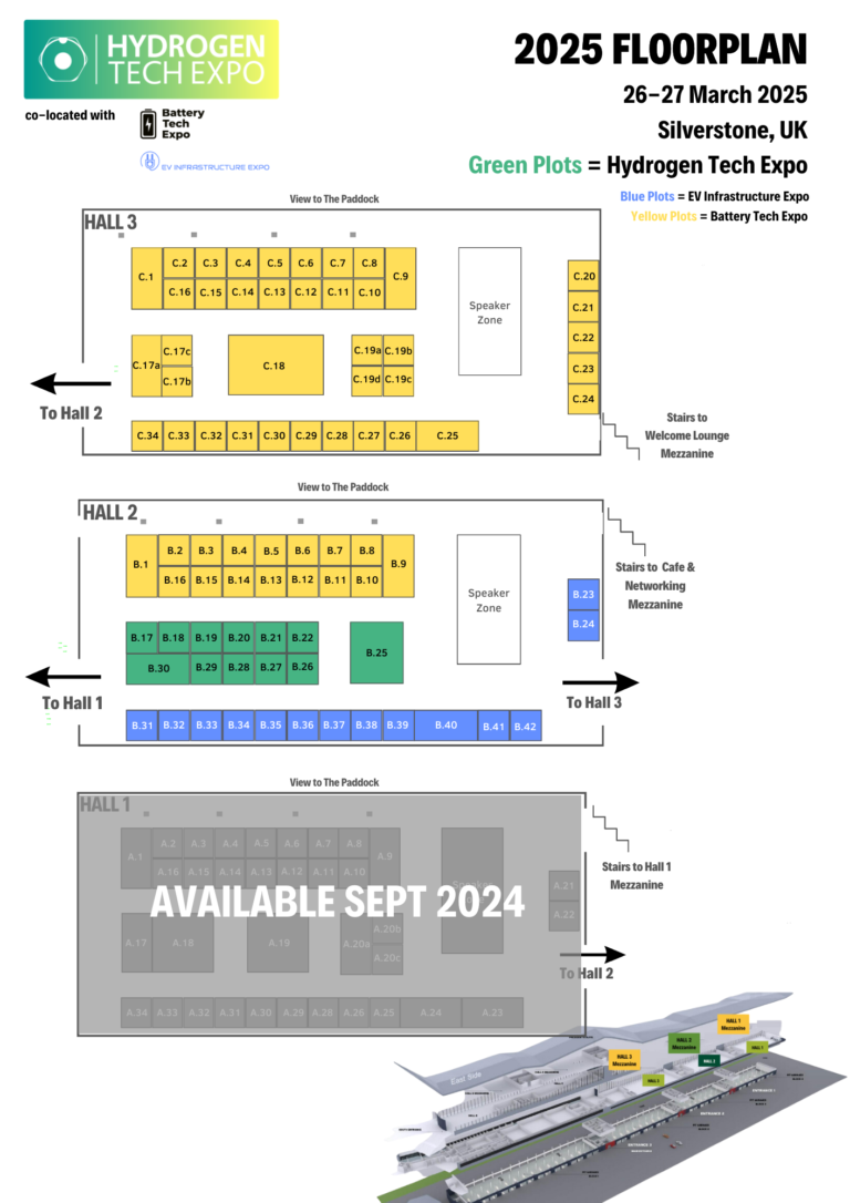 2025 FLOOR PLAN Hydrogen Tech Expo